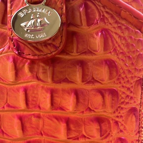 NWT. Brahmin Dusty Orange Marley crossbody - Picture 4 of 6